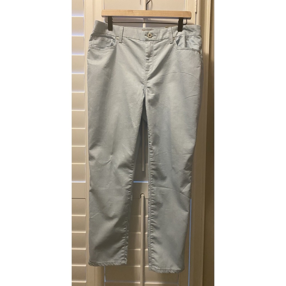 Chico's Ankle Girlfriend Jeans Basic Womens Size 1 (US 8 ) Light Blue